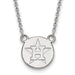 SS MLB  Houston Astros Small Disc Necklace