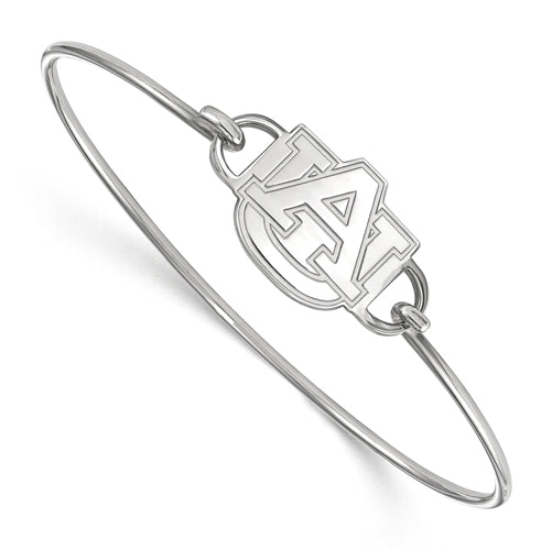 SS Auburn University Medium Ctr Wire Bangle-7
