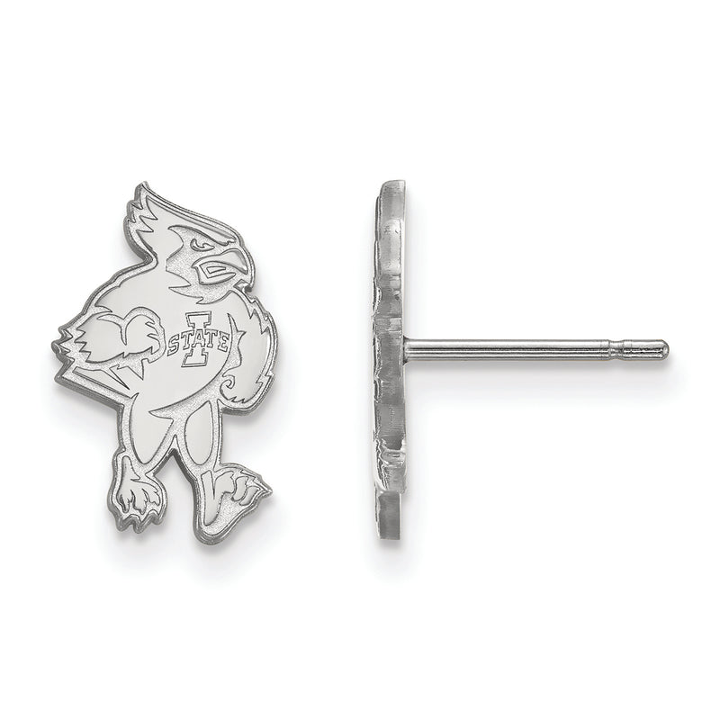 SS Iowa State University Small Post Cardinal Earrings