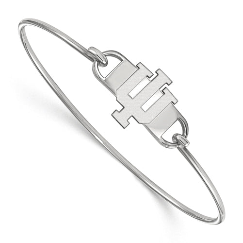 SS Indiana University Large Ctr Wire Bangle
