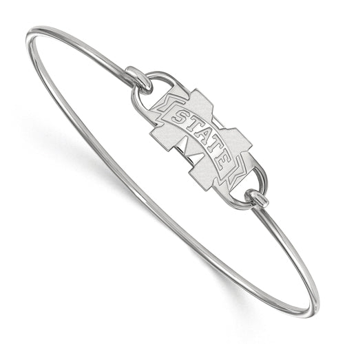 SS Mississippi State University Medium Ctr Wire Bangle