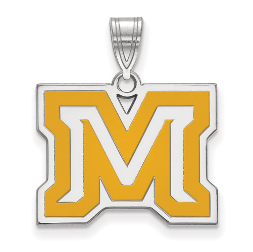 SS Montana State University Medium Enamel Pendant