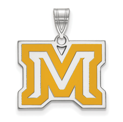 SS Montana State University Medium Enamel Pendant