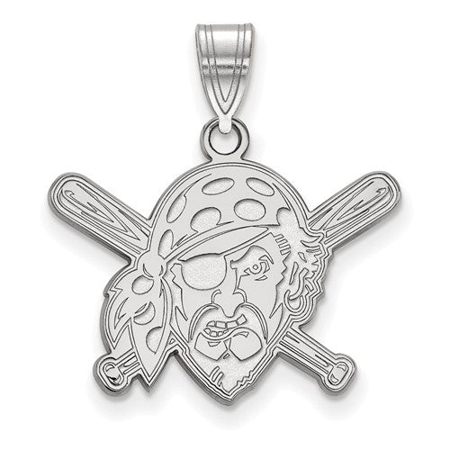 SS MLB  Pittsburgh Pirates Medium Pirate Logo Pendant
