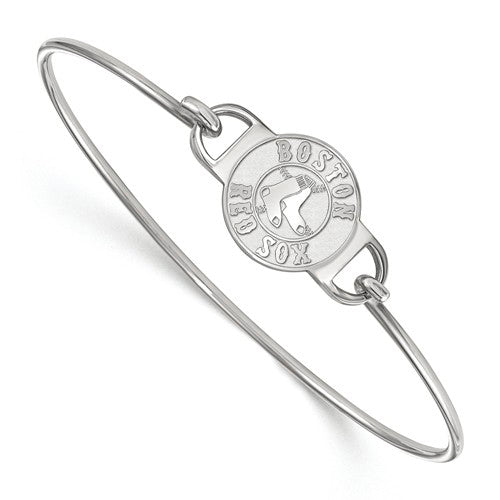 SS MLB  Boston Red Sox Small Center Wire Bangle-7