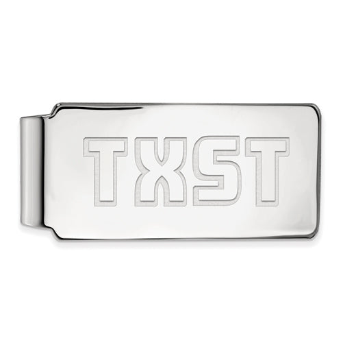 SS Texas State University "TXST" Money Clip