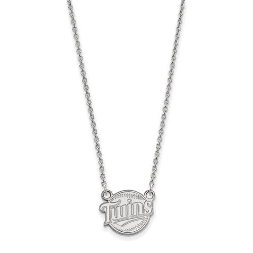 SS MLB  Minnesota Twins Small Alternate Logo Pendant w/Necklace