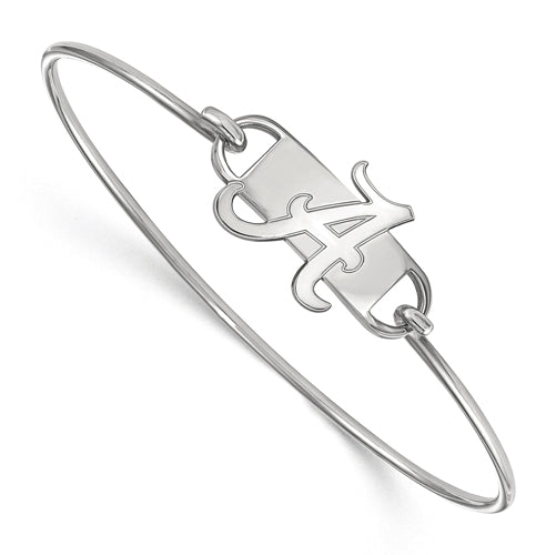 SS University of Alabama Medium Ctr Wire Bangle-7