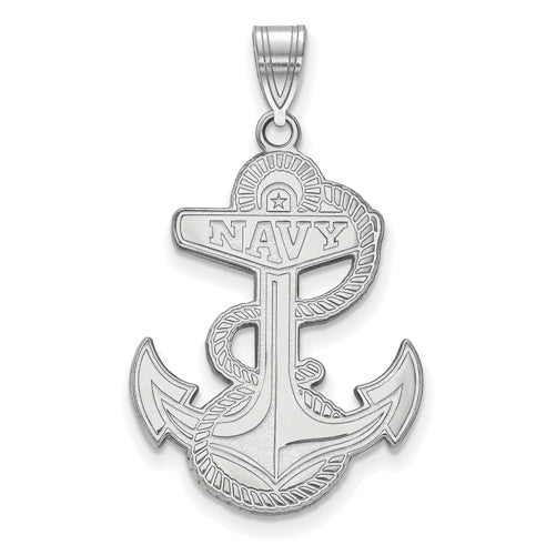 SS Navy Anchor XL Pendant