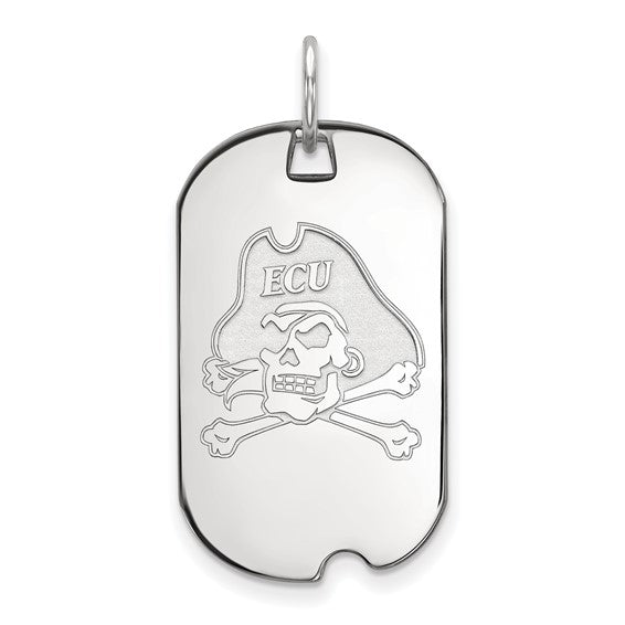 14kw East Carolina University Pirate Small Dog Tag Pendant