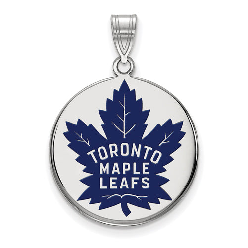 SS NHL Toronto Maple Leafs Lg Enl Disc Pendant