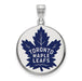 SS NHL Toronto Maple Leafs Lg Enl Disc Pendant