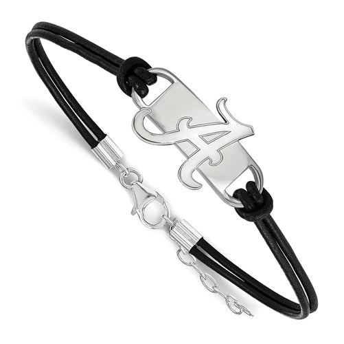 SS University of Alabama Medium Center Leather Bracelet