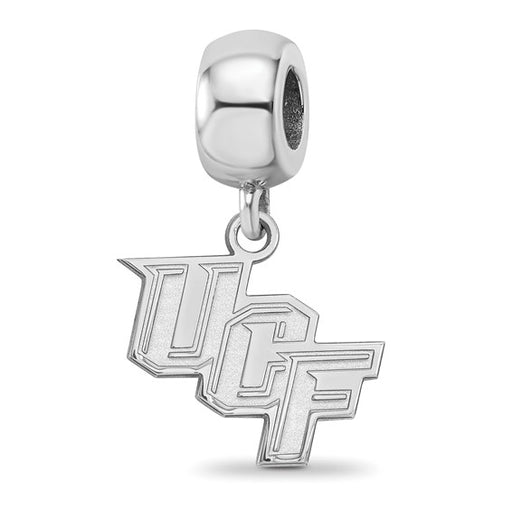 Silver University of Central Florida U-C-F Small Dangle Bead Charm