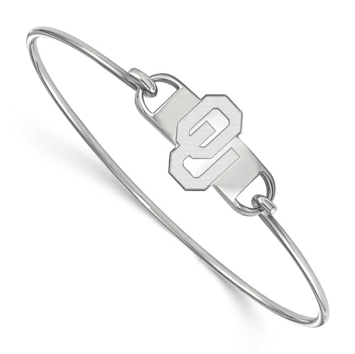 SS University of Oklahoma Small Center Wire Bangle-7