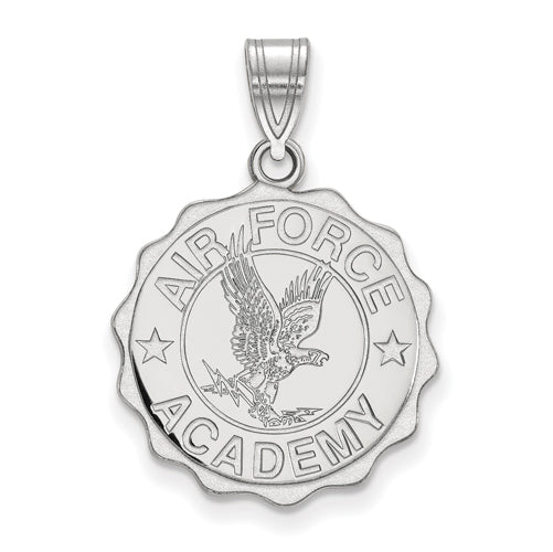 Sterling Silver US Air Force Academy Large Crest