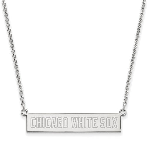 SS  Chicago White Sox Small Bar Necklace