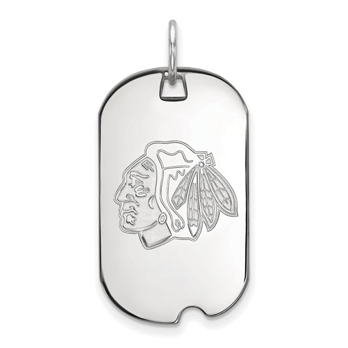 14kw NHL Chicago Blackhawks Small Logo Dog Tag