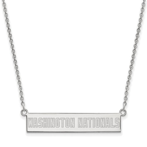 SS  Washington Nationals Small Bar Necklace