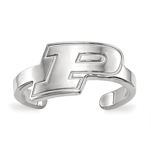 SS Purdue Letter P Toe Ring