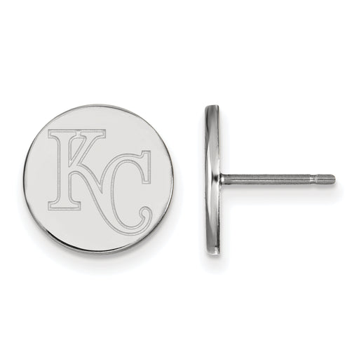  SS MLB Kansas City Royals Small Disc Post Earrings