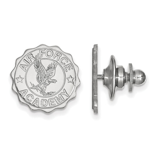 14kw US Air Force Academy Crest Lapel Pin