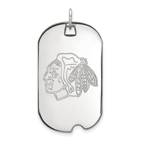 10kw NHL Chicago Blackhawks Large Logo Dog Tag