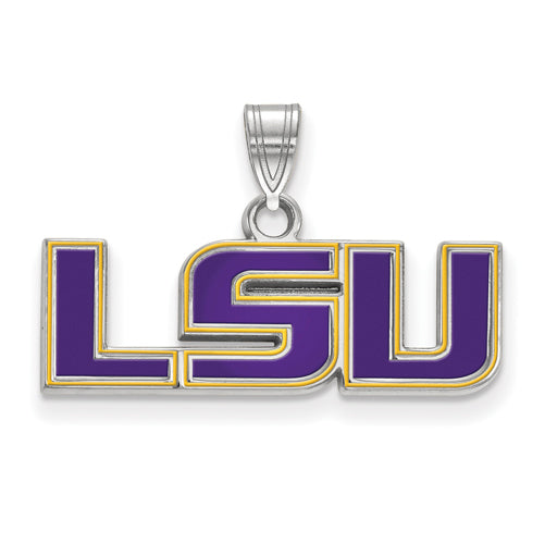 SS Louisiana State University Small Enamel Pendant