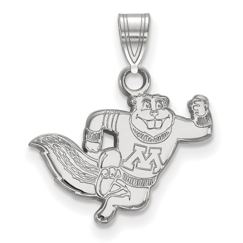 10kw University of Minnesota Small Right Gopher Pendant