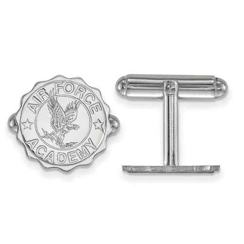 Sterling Silver US Air Force Academy Crest Cuff Link
