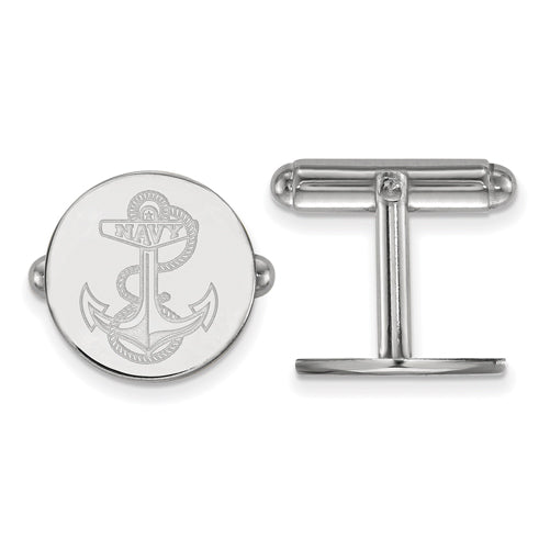 SS Navy Anchor Cuff Links