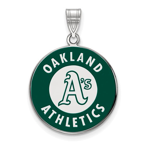 SS Oakland Athletics Large Enamel Pendant