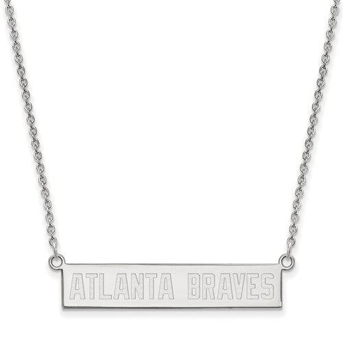 SS  Atlanta Braves Small Bar Necklace