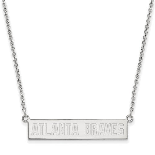 SS  Atlanta Braves Small Bar Necklace