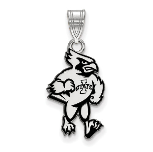 SS Iowa State University Large Enamel Cardinal Pendant