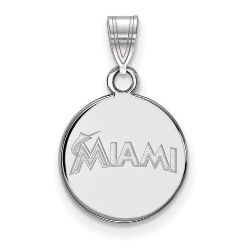 SS  Miami Marlins Small "MIAMI" Disc Pendant