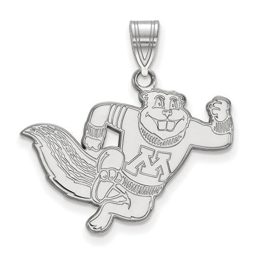 14kw University of Minnesota Large Right Goldy Gopher Pendant