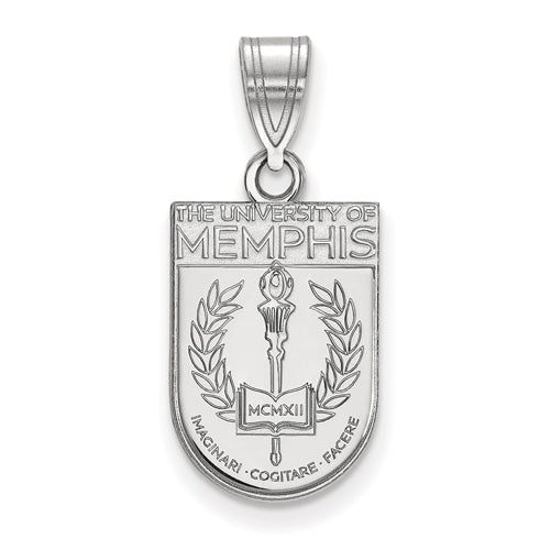 SS University of Memphis Medium Crest Pendant