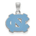 SS University of North Carolina Small Enamel NC Logo Pendant
