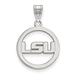 SS Louisiana State University Med Pendant in Circle
