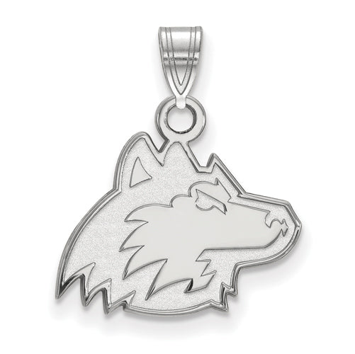 14kw Northern Illinois U Small Husky Face Pendant