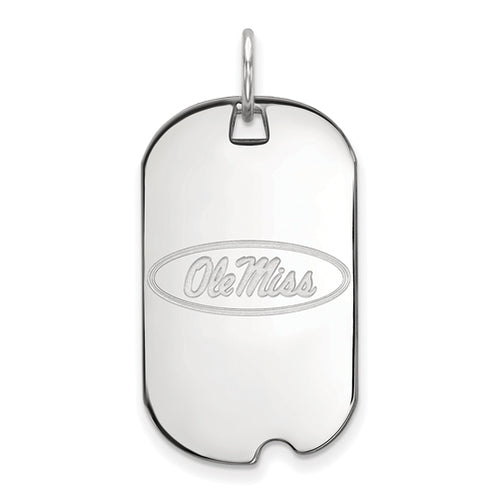 SS University  of Mississippi Small Dog Tag