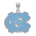 SS University of North Carolina Large Enamel NC Logo Pendant