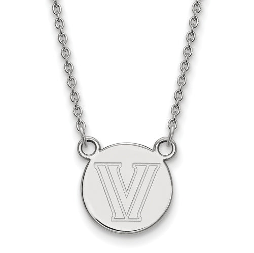 SS Villanova University Small Disc w/Necklace