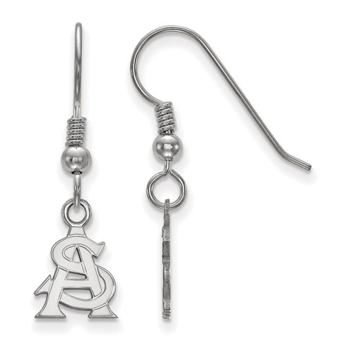SS Arizona State University XS Interlocking "AS" Dangle Earrings