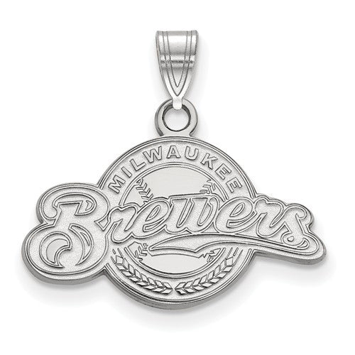 SS MLB  Milwaukee Brewers Small Alternate Logo Pendant