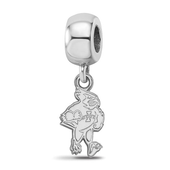 SS Iowa State University Cardinal Small Dangle Bead Cardinal Charm