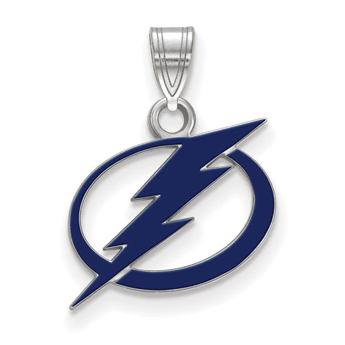 SS NHL Tampa Bay Lightning Small Enamel Pendant