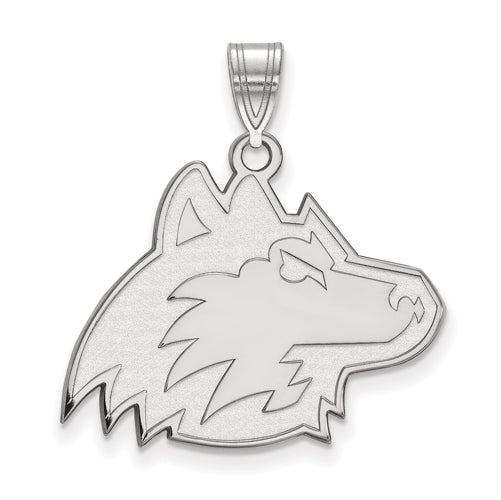 14kw Northern Illinois U Large Husky Face Pendant