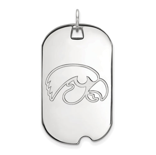 10kw University of Iowa Large Dog Tag